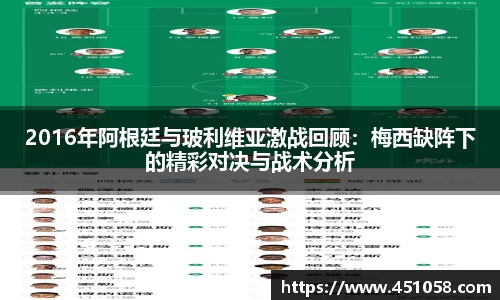 2016年阿根廷与玻利维亚激战回顾：梅西缺阵下的精彩对决与战术分析